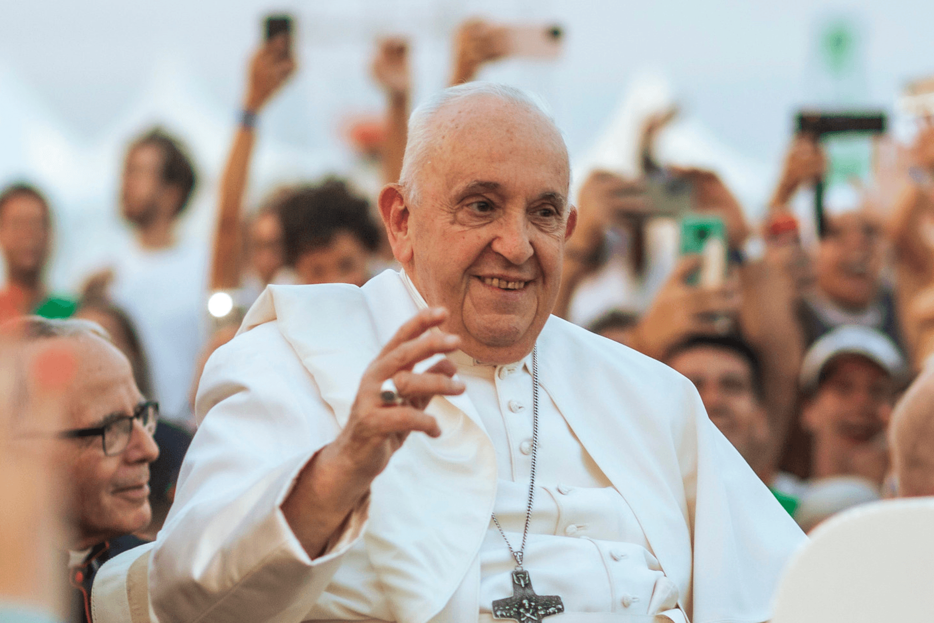 Imagem destacada do artigo: Discurso do Papa Francisco na Vigília 
