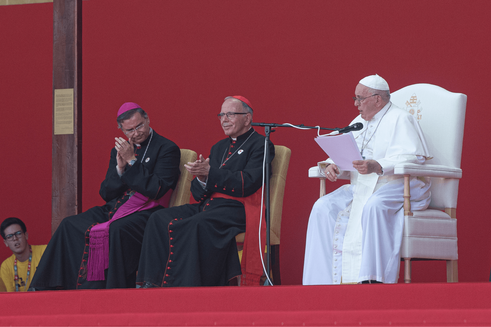 Imagen destacada del artículo: Encuentro de voluntarios con el Papa Francisco