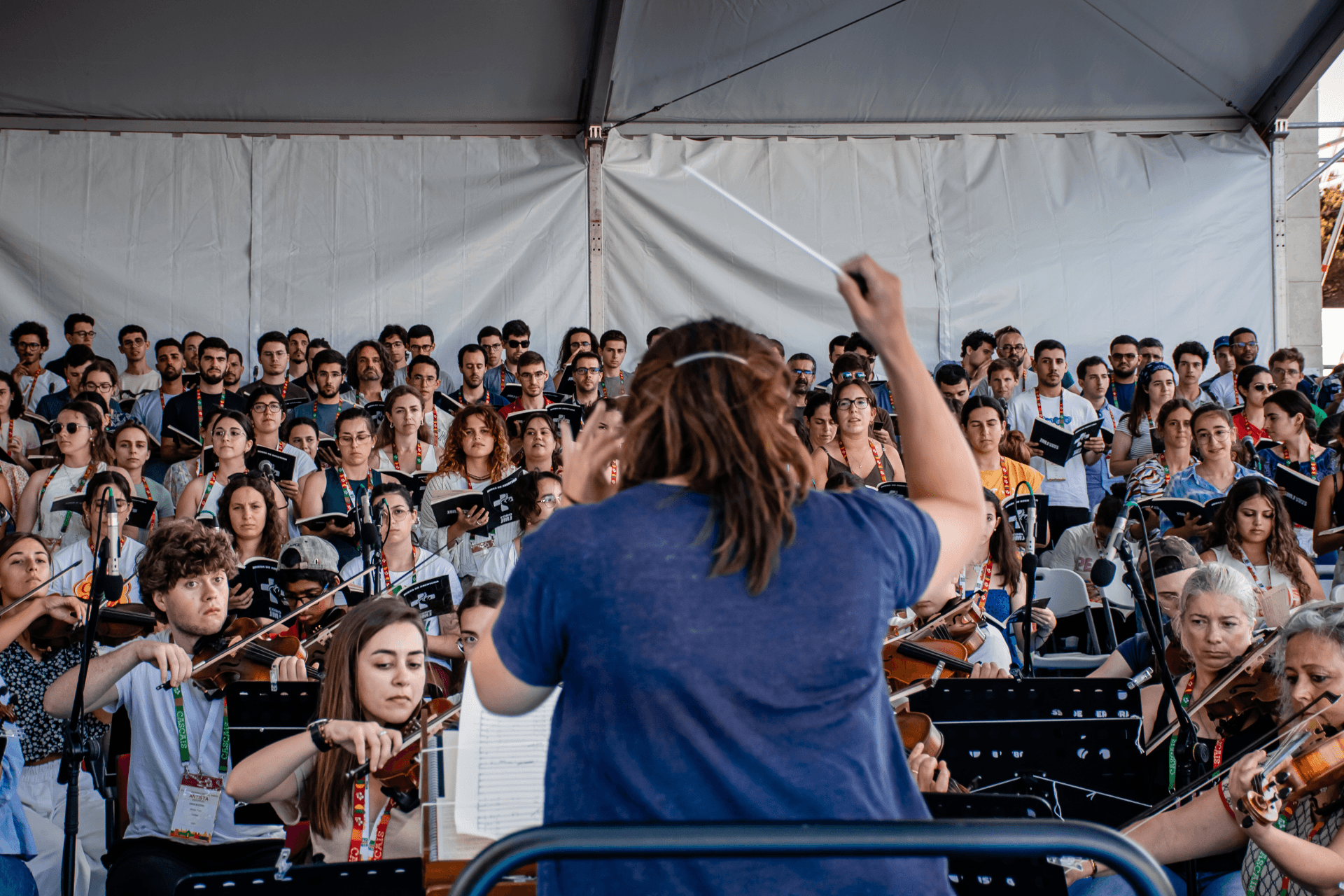 Featured image from the article: The WYD Lisbon 2023 Choir and Orchestra