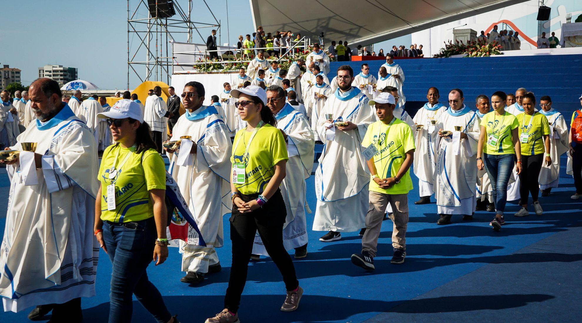 Voluntários na JMJ Panamá 2019