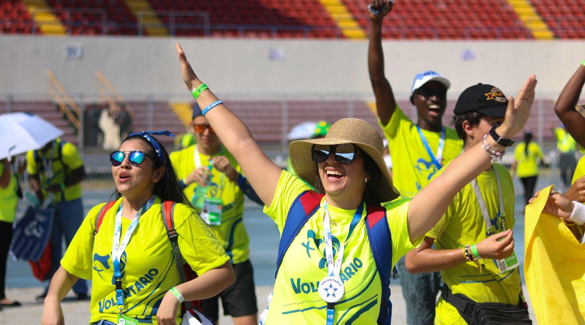 Voluntários na JMJ Panamá 2019