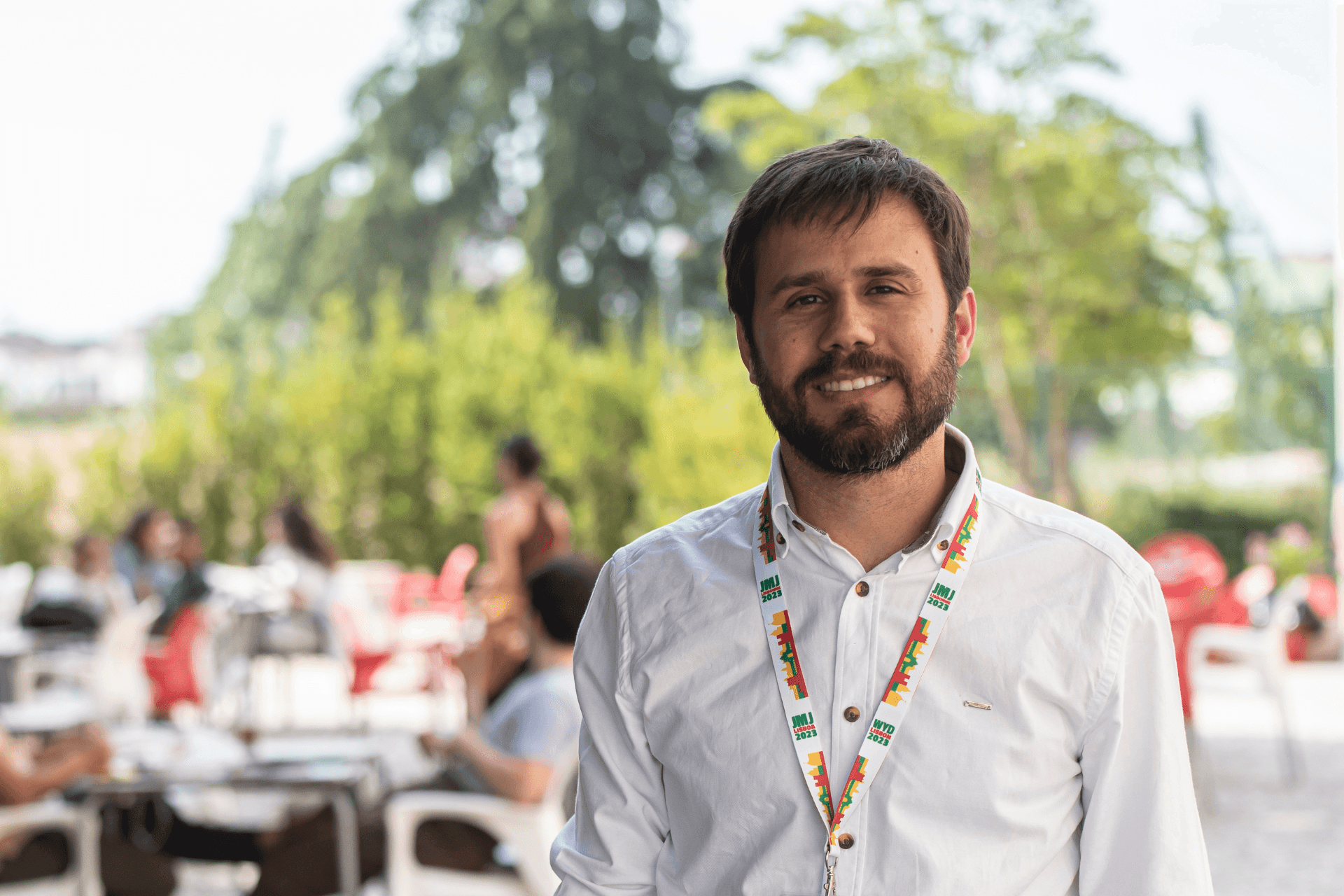 Rui, volunteer for the Pastoral Care Department of the Local Organizing Committee for WYD Lisbon 2023