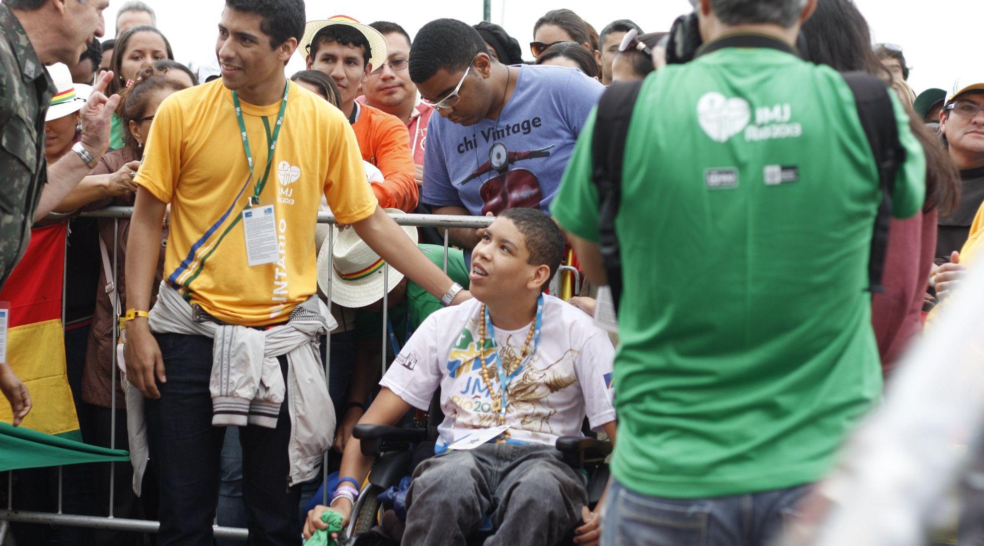Voluntários na JMJ Rio 2013